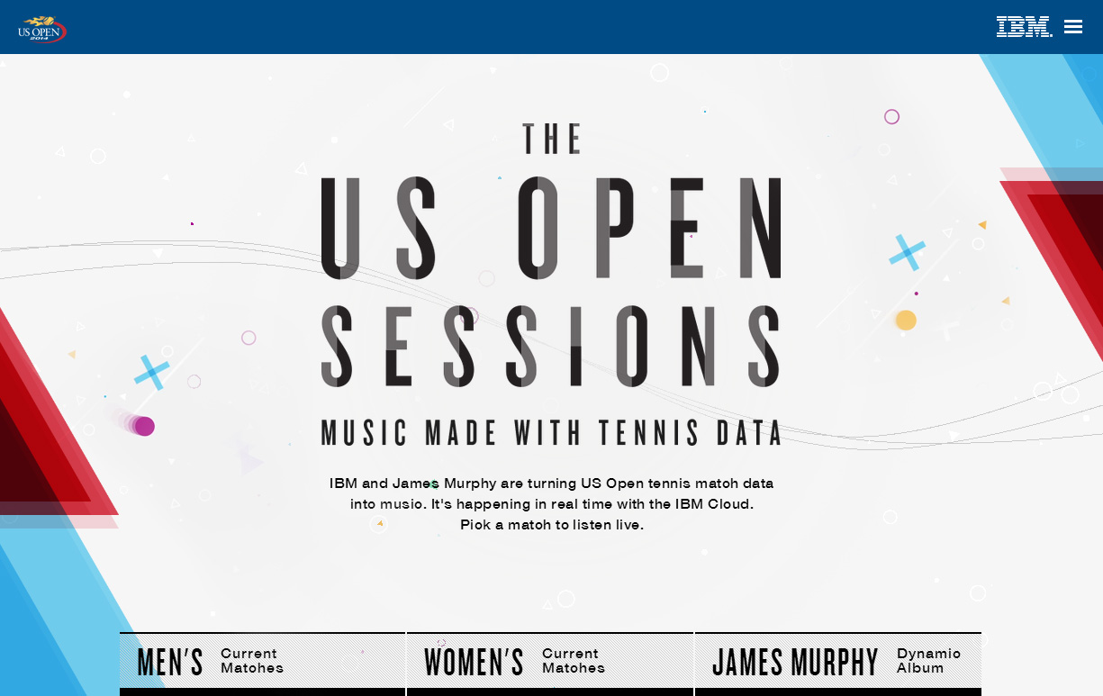 The US Open Sessions: Music Made With Tennis Data