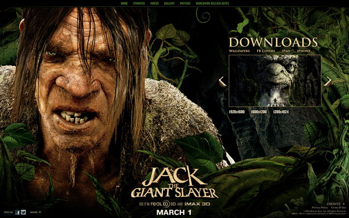 Jack the Giant Slayer Site